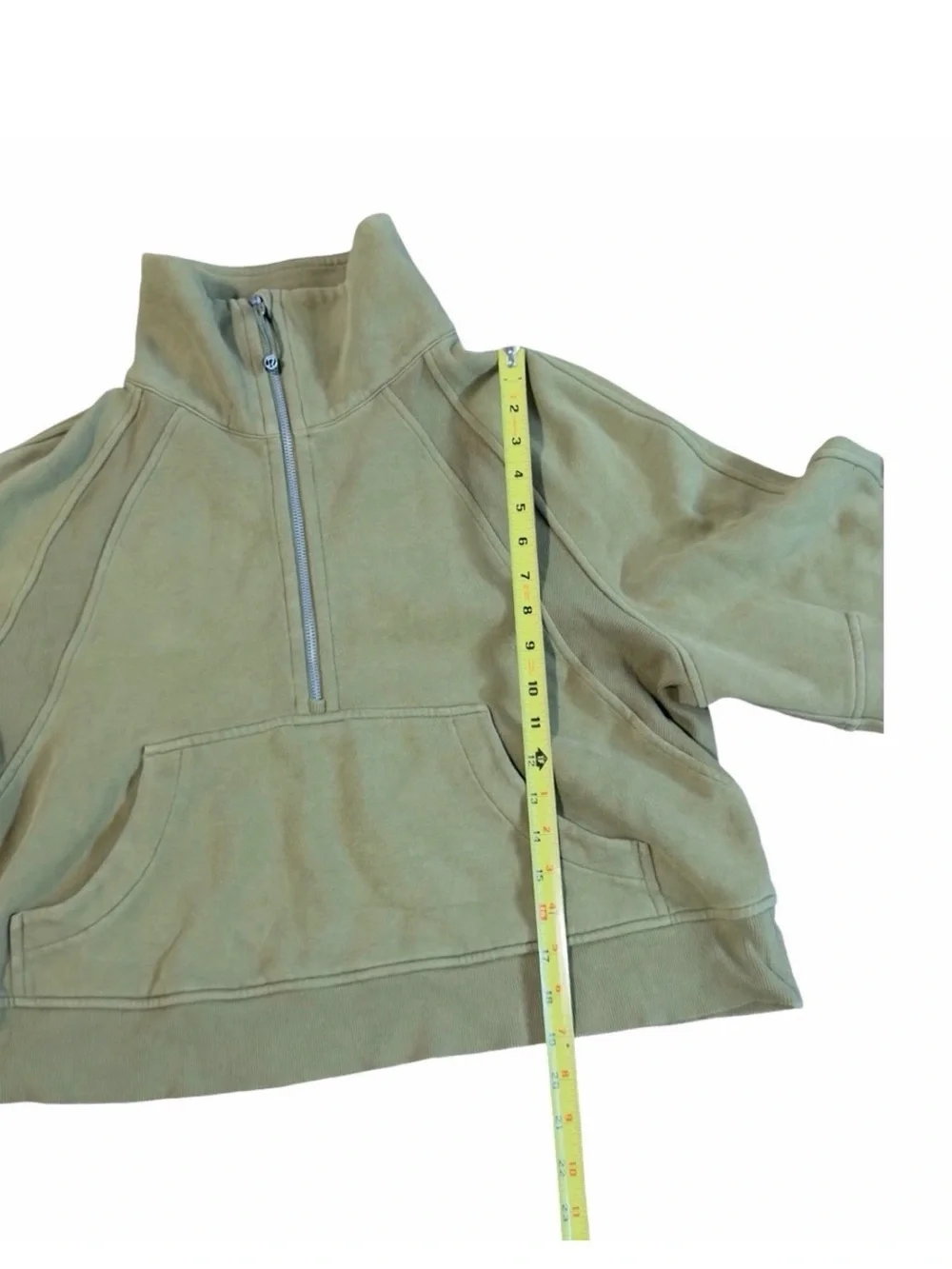 lululemon athletica Olive Green Half-Zip Pullover